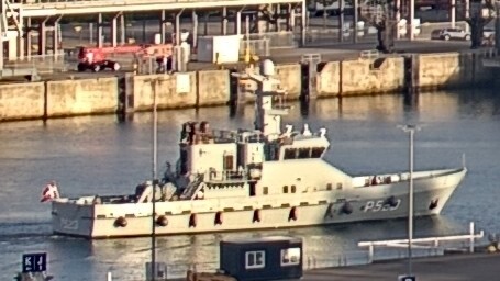 DANISH WARSHIP P523