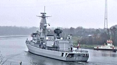 NATO WARSHIP F831